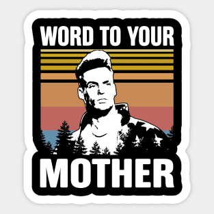 Vanilla Ice Word To Your Mother Vintage 2 Sticker